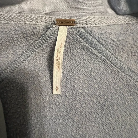 Free People Jordan Oversized Blue Jacket - Picture 5 of 12